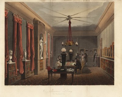 Ackermanns Bibliothek für Kunstwerke, 101 The Strand, London von Unknown